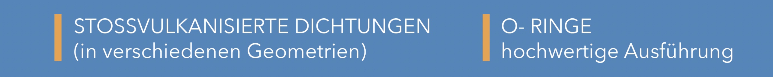 Dichtelemente - wir halten dicht