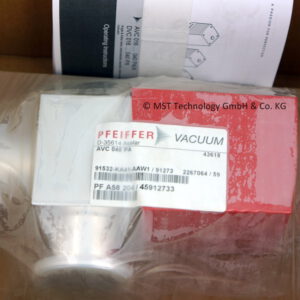 Pfeiffer Vacuum DN40 angle valve AVC 040 PA (24 V DC) New, old stock