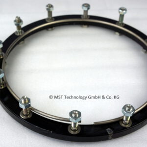 Overlap flange with snap ring DN 250 ISO-F flange (painted steel)
